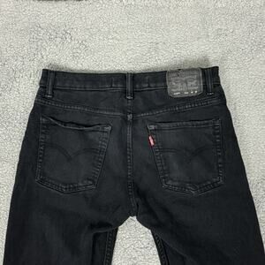 Levis Jeans Women 18 Reg 29x29 Black 510 Skinny Mid Rise Slimming Black Western